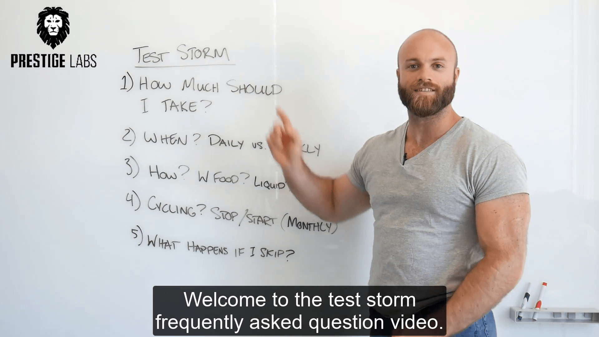 TEST STORM - How to Take: