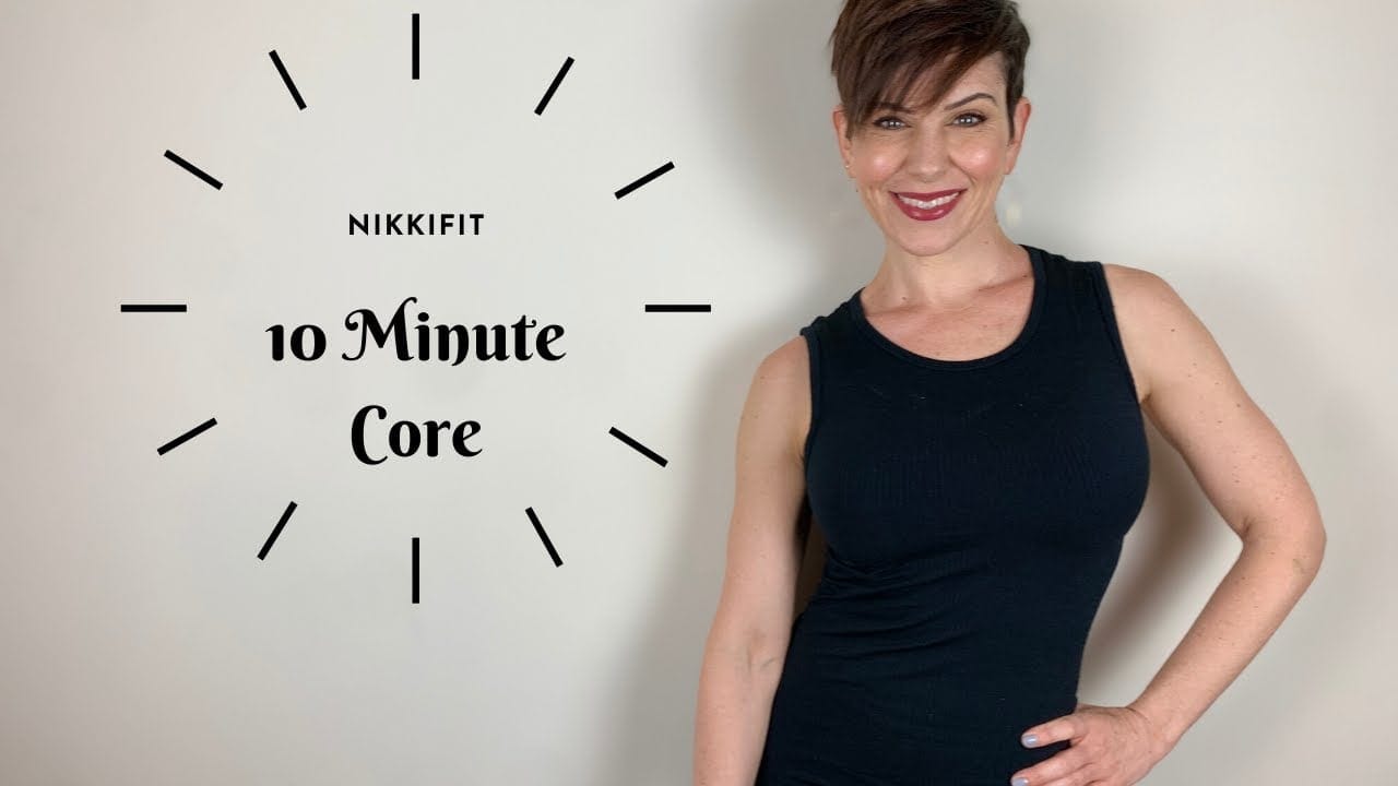 10 MINUTE CORE FOCUS WORKOUT WITH WEIGHTS - NIKKIFIT1128